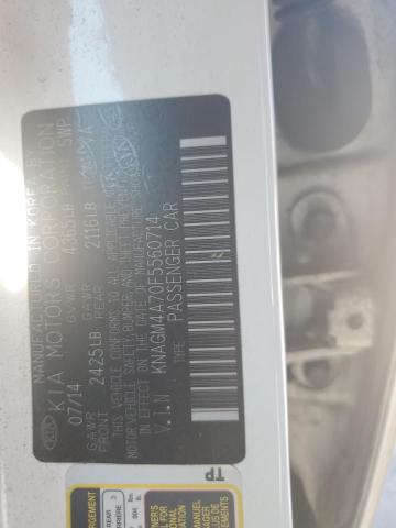 2015 KIA CARNIVAL - KNAGM4A70F5560714