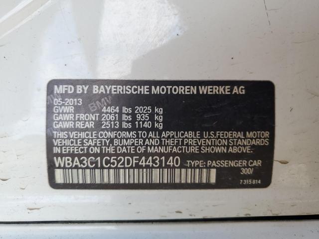 VIN WBA3C1C52DF443140 2013 BMW 3 Series, 328 I Sulev no.12