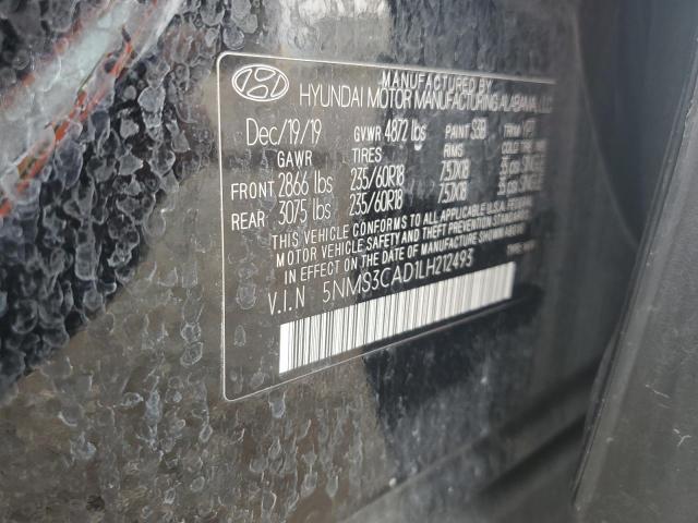 2020 HYUNDAI SANTA FE S - 5NMS3CAD1LH212493