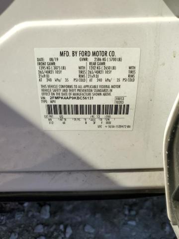 2019 FORD EDGE ST - 2FMPK4AP9KBC56131