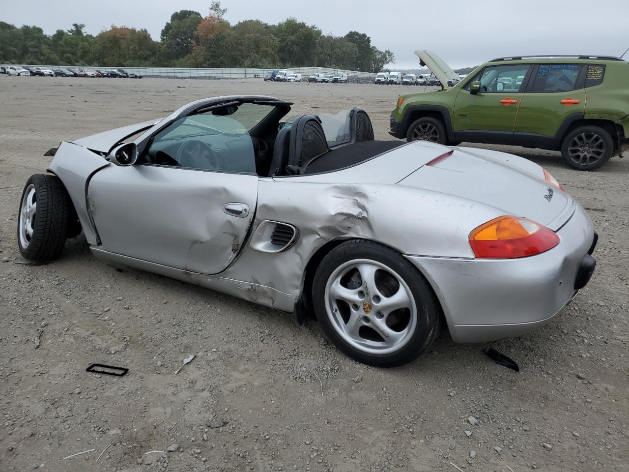 PORSCHE BOXSTER 1998 silver converti gas WP0CA2983WU620454 photo #3