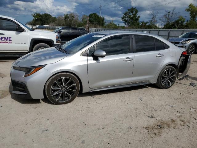 TOYOTA COROLLA SE 2021 silver  gas JTDS4MCE8MJ065478 photo #1