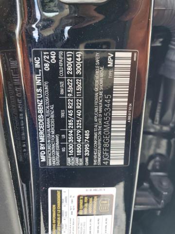 2021 MERCEDES-BENZ GLS 580 4M - 4JGFF8GE0MA553445