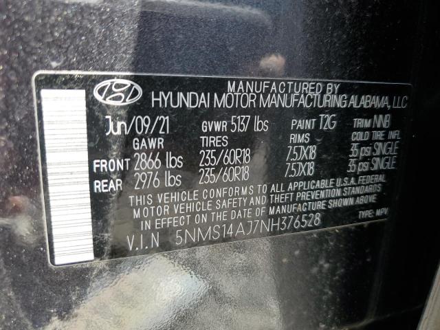 2022 HYUNDAI SANTA FE S - 5NMS14AJ7NH376528