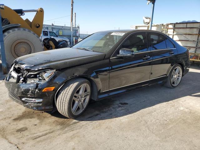 MERCEDES-BENZ C 350 2013 black  gas WDDGF5HBXDA851812 photo #1