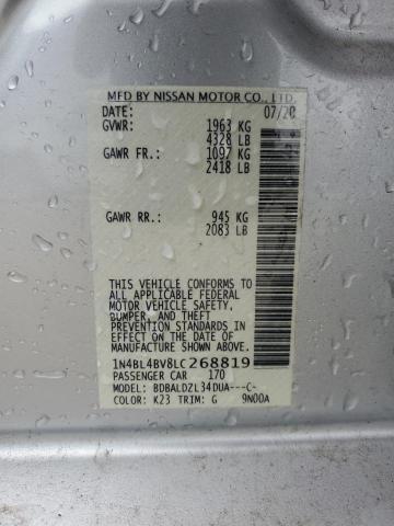 2020 NISSAN ALTIMA S - 1N4BL4BV8LC268819