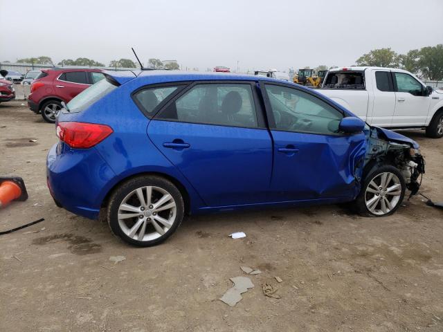 KIA FORTE SX 2011 blue  gas KNAFW5A31B5363540 photo #4