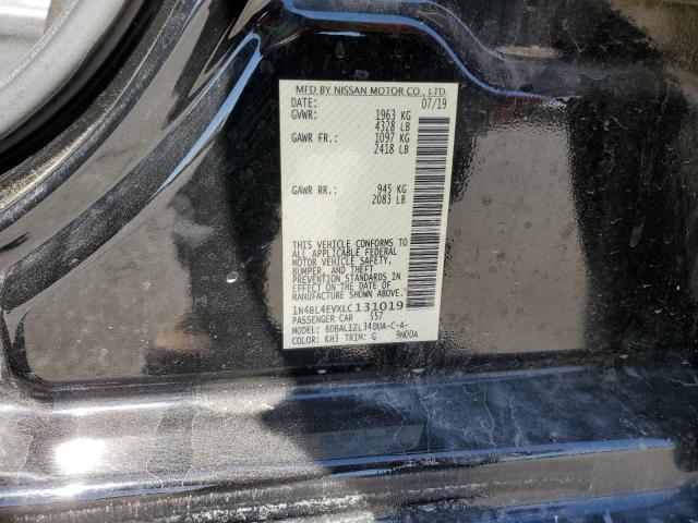 2020 NISSAN ALTIMA SL - 1N4BL4EVXLC131019