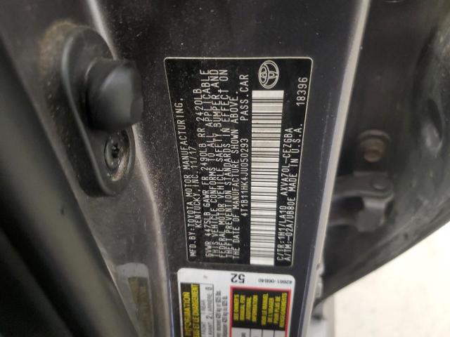 VIN 4T1B11HK4JU050293 2018 Toyota Camry, L no.12