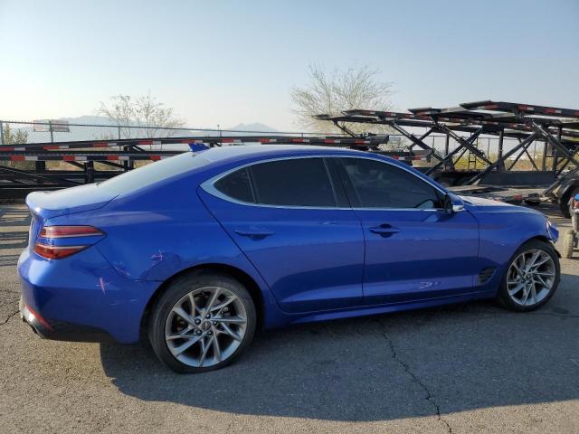 GENESIS G70 BASE 2022 blue  gas KMTG34TA0NU093976 photo #4