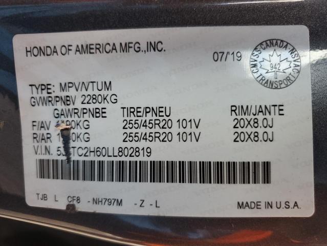 2020 ACURA RDX A-SPEC - 5J8TC2H60LL802819