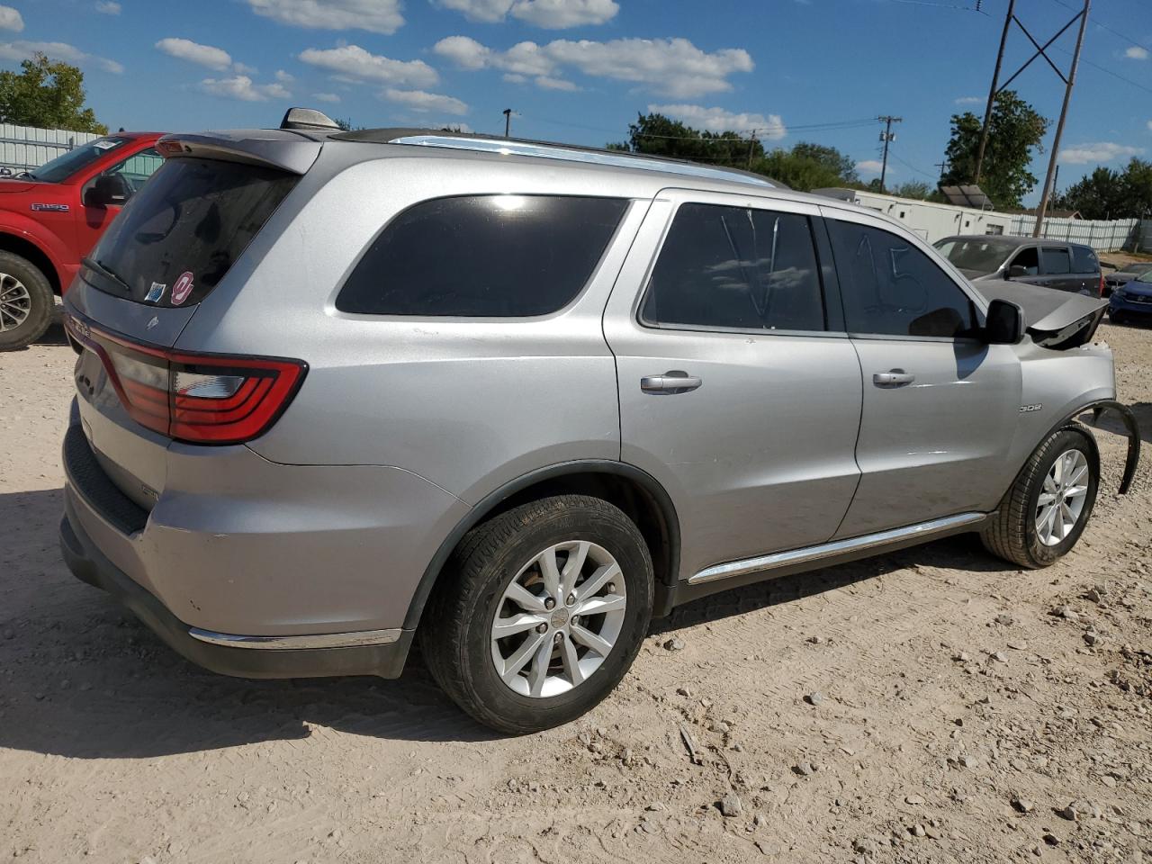 DODGE DURANGO SX 2014 silver 4dr spor flexible fuel 1C4RDHAG6EC402584 photo #4