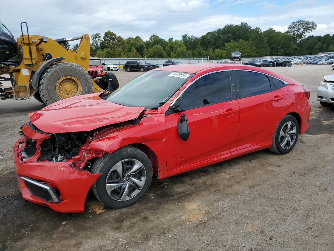 Lot #2919155814 2020 HONDA CIVIC LX