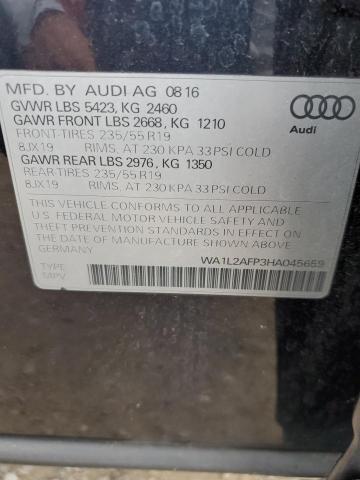 VIN WA1L2AFP3HA045659 2017 Audi Q5, Premium Plus no.13