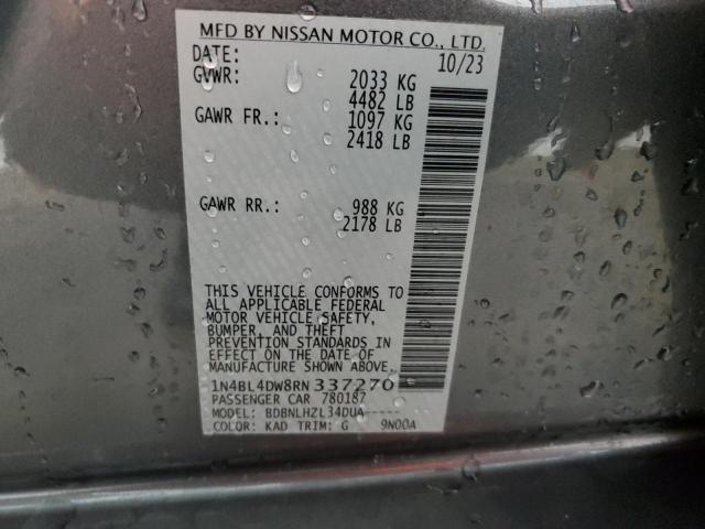 2024 NISSAN ALTIMA SV 1N4BL4DW8RN337270  71683054