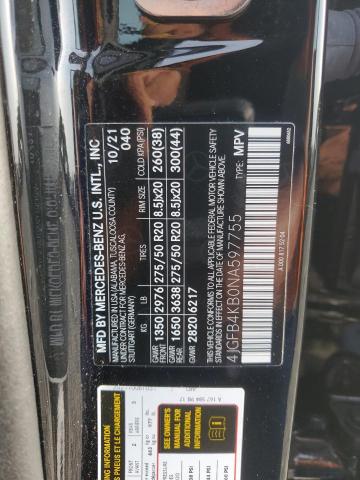 2022 MERCEDES-BENZ GLE 350 4M - 4JGFB4KB0NA597755