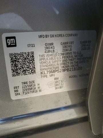 2023 CHEVROLET TRAILBLAZE - KL79MPS29PB218100