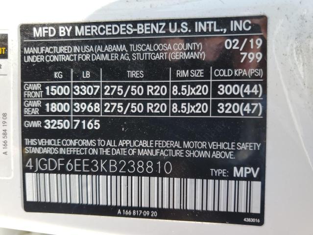 2019 MERCEDES-BENZ GLS 450 4M - 4JGDF6EE3KB238810