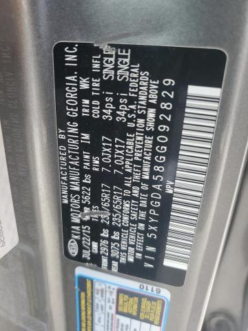 2016 KIA SORENTO LX - 5XYPGDA58GG092829