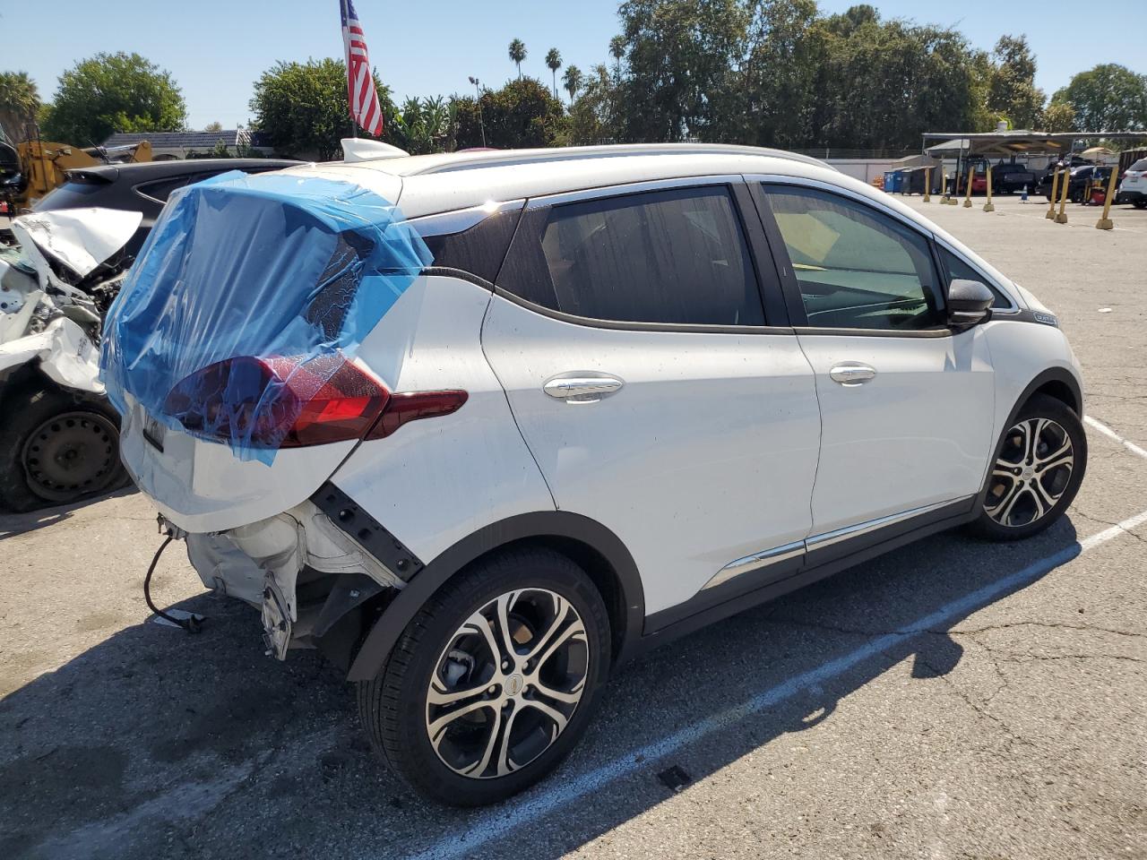 CHEVROLET BOLT EV PR 2020 white  electric 1G1FZ6S00L4130012 photo #4