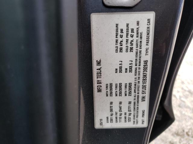 2019 TESLA MODEL 3 - 5YJ3E1EB3KF392846