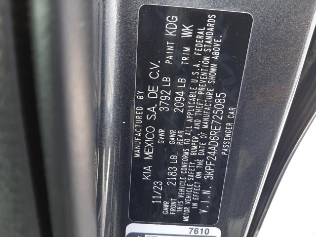 2024 KIA FORTE LX - 3KPF24AD6RE725085