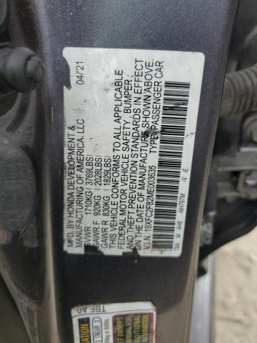 2021 HONDA CIVIC SPOR - 19XFC2F82ME003635
