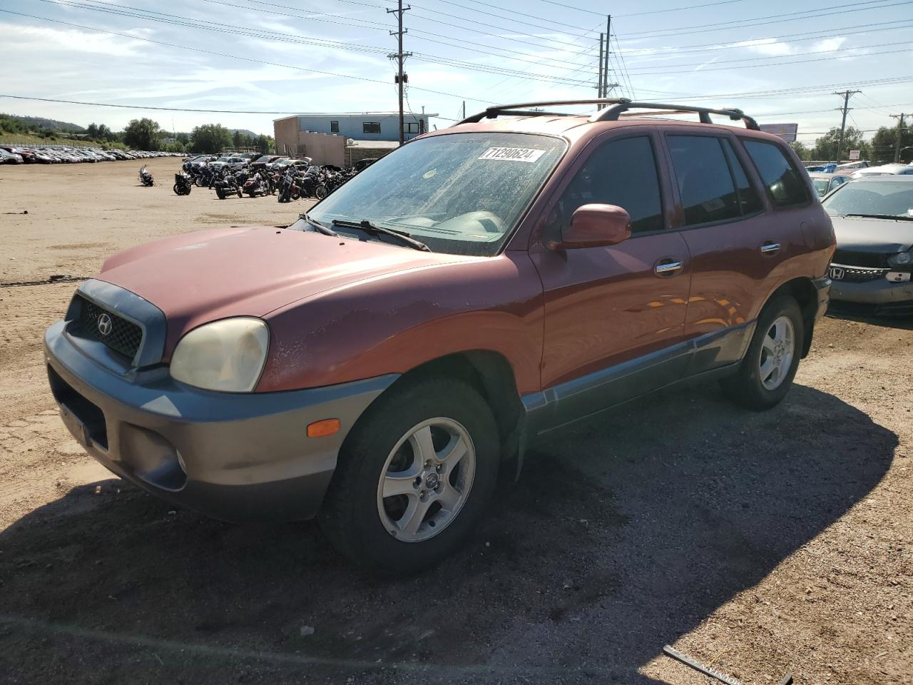 Lot #2923727596 2002 HYUNDAI SANTA FE G