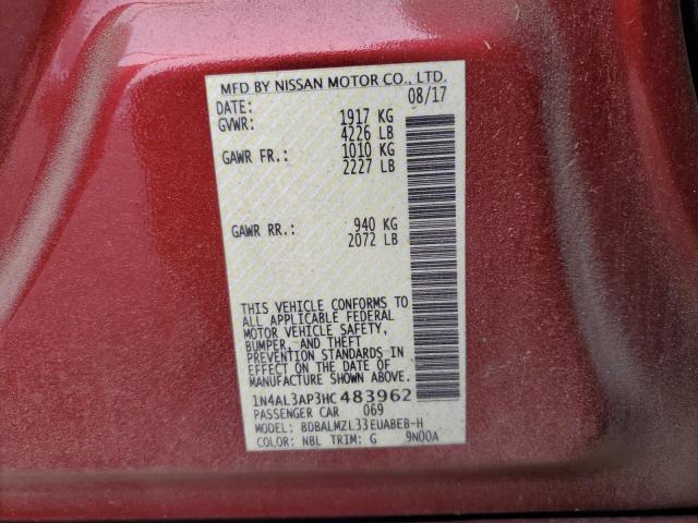 2017 NISSAN ALTIMA 2.5 - 1N4AL3AP3HC483962