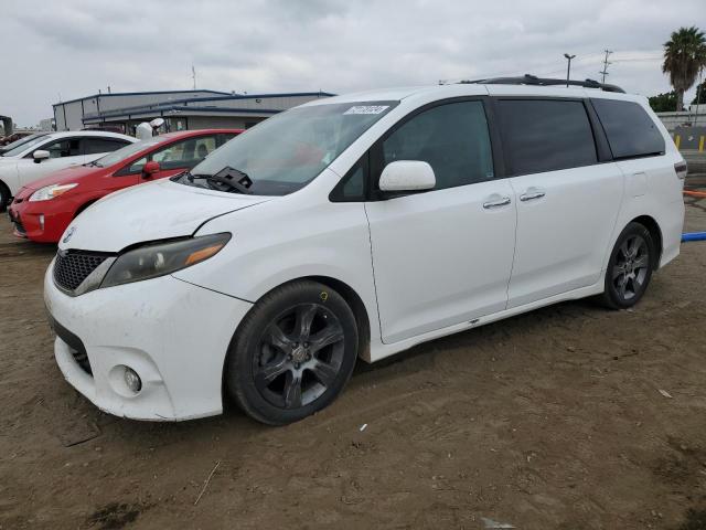 TOYOTA SIENNA SPO 2015 white  gas 5TDXK3DC2FS558386 photo #1