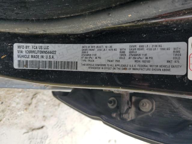 2021 RAM 1500 LARAM - 1C6RREJT0MN544422