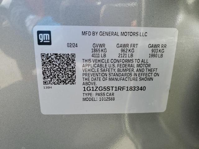 2024 CHEVROLET MALIBU RS - 1G1ZG5ST1RF183340