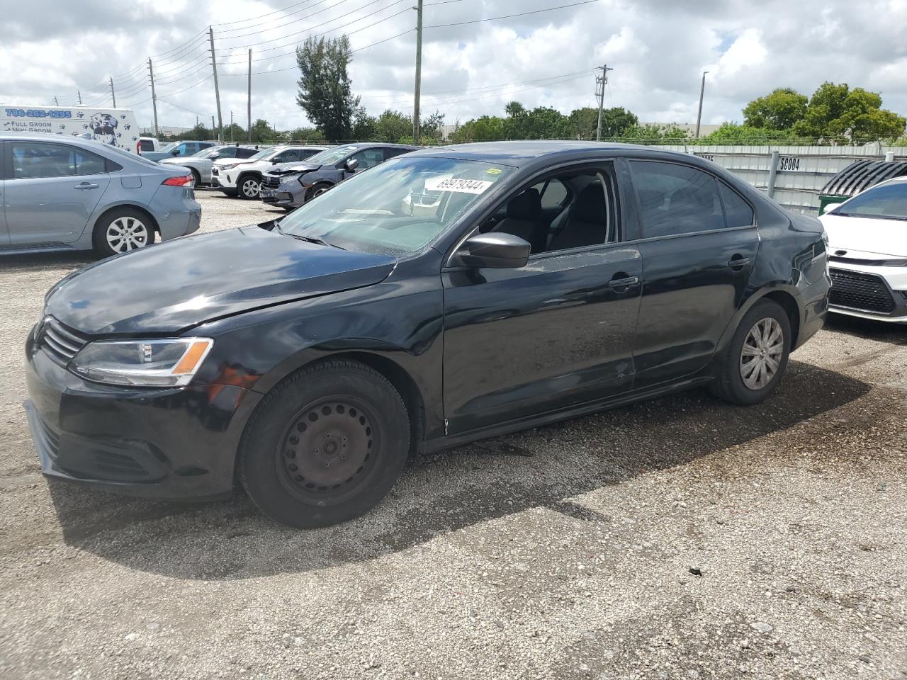 Lot #2857472392 2013 VOLKSWAGEN JETTA BASE