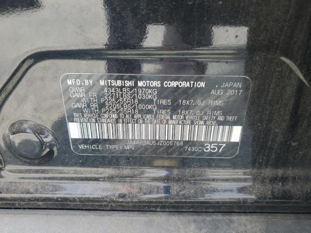 2018 MITSUBISHI OUTLANDER - JA4AP3AU5JZ005768