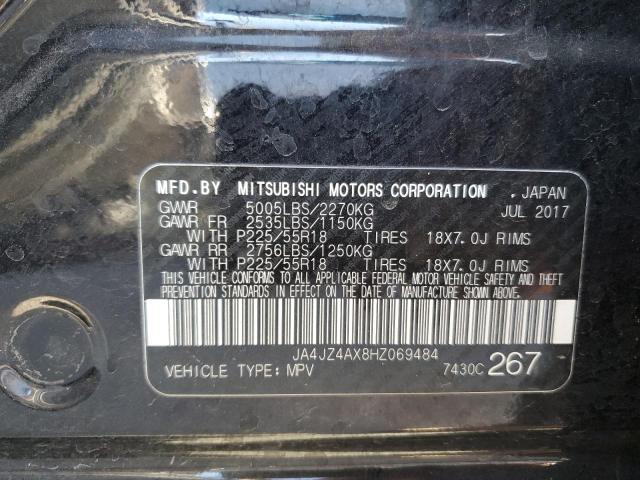 VIN JA4JZ4AX8HZ069484 2017 Mitsubishi Outlander, GT no.13