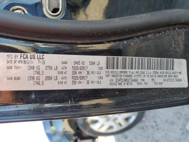 2016 DODGE JOURNEY 3C4PDCAB5GT240601
