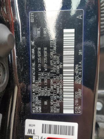 2021 TOYOTA HIGHLANDER - 5TDHZRBH1MS534868