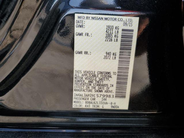 2015 NISSAN ALTIMA 2.5 - 1N4AL3AP2FC579983