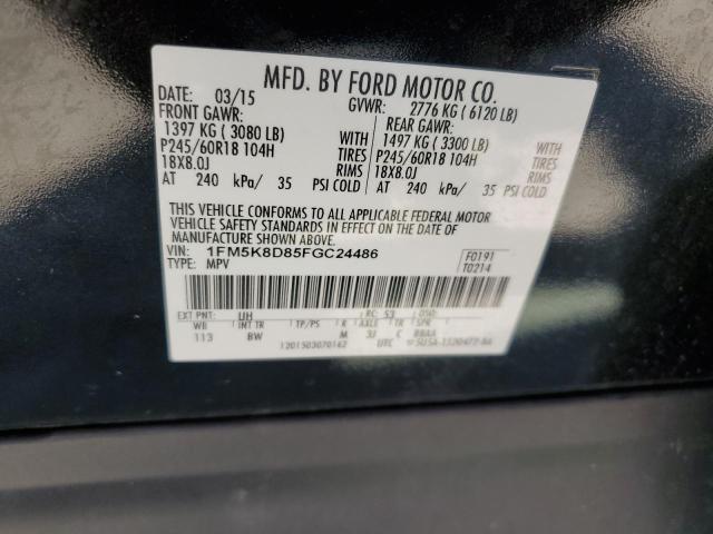 2015 FORD EXPLORER X - 1FM5K8D85FGC24486