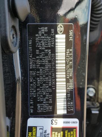 VIN 4T1K61AK7PU182520 2023 Toyota Camry, Xse no.12