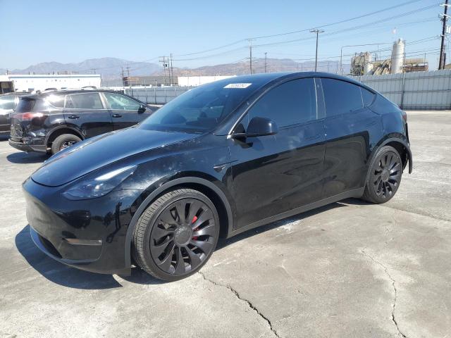 VIN 7SAYGDEF3NF445587 2022 TESLA MODEL Y no.1