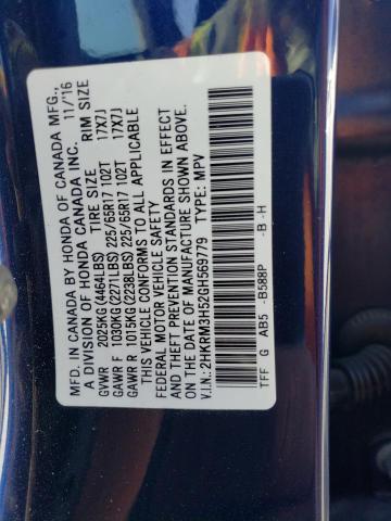 VIN 2HKRM3H52GH569779 2016 Honda CR-V, EX no.13