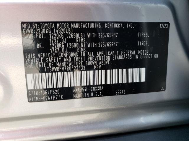 2024 TOYOTA RAV4 LE - 4T3MWRFV7RU123133