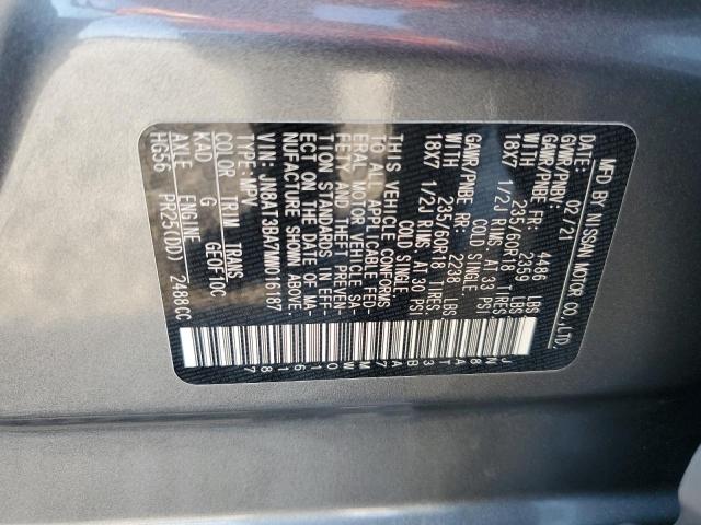 2021 NISSAN ROGUE SV - JN8AT3BA7MW016187