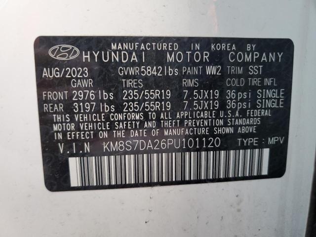 VIN KM8S7DA26PU101120 2023 Hyundai Santa Fe, Limited no.14