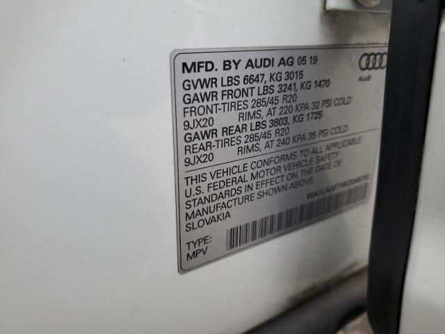 VIN WA1LAAF74KD045792 2019 Audi Q7, Premium Plus no.14