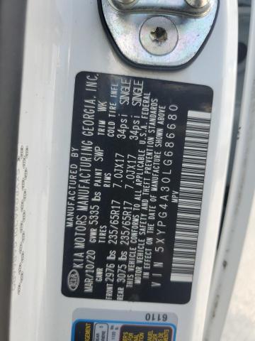 2020 KIA SORENTO 5XYPG4A30LG686680
