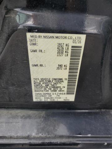 2016 NISSAN ALTIMA 2.5 - 1N4AL3AP0GC157468