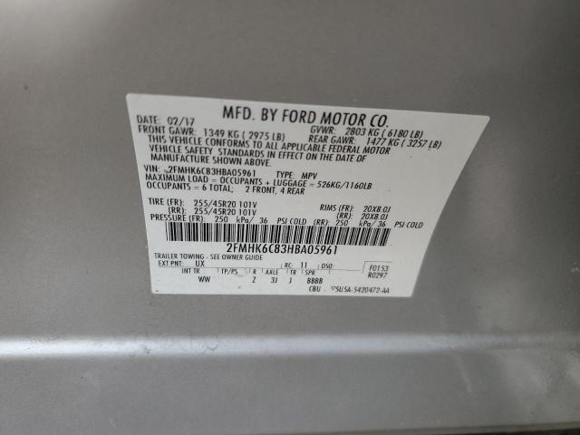 2017 FORD FLEX SEL - 2FMHK6C83HBA05961