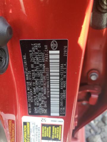 2020 TOYOTA CAMRY SE - 4T1G11AK0LU336533